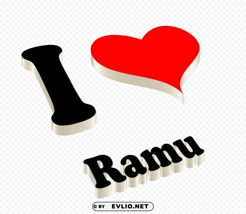 ramu happy birthday name logo Free PNG