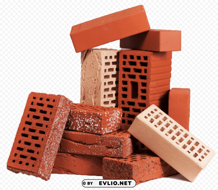 stack of bricks PNG for web design
