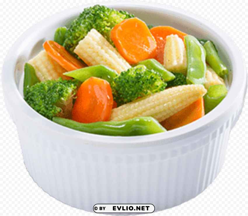 Steamed Vegetables Kenny Rogers Transparent Background Isolated PNG Character