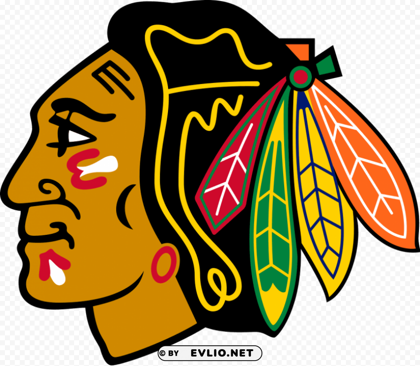 chicago blackhawks nhl logo Transparent PNG images complete package