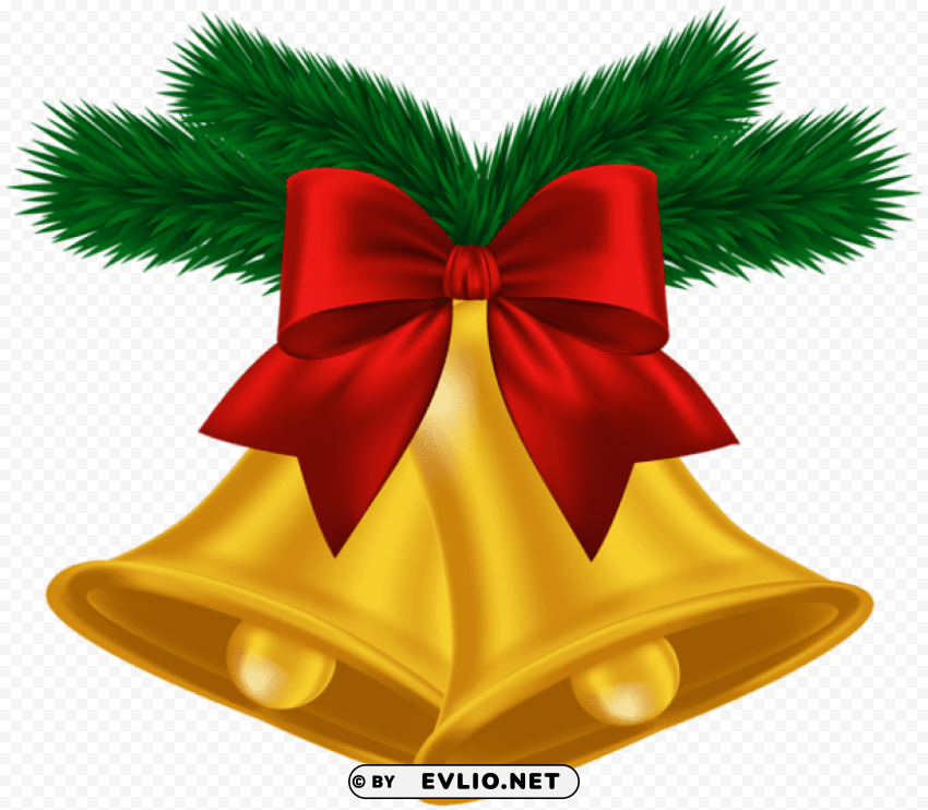 christmas bells decorative Images in PNG format with transparency
