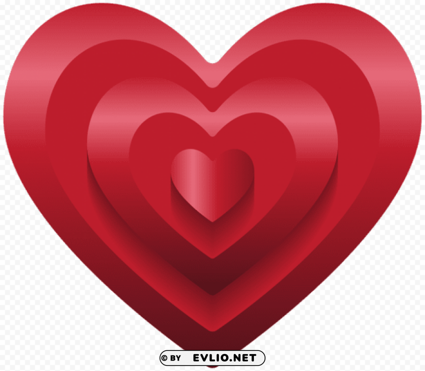 deco heart HighResolution PNG Isolated Illustration