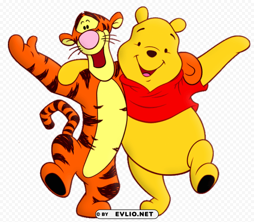 cartoon winnie Transparent PNG Illustration with Isolation clipart png photo - 34030b87