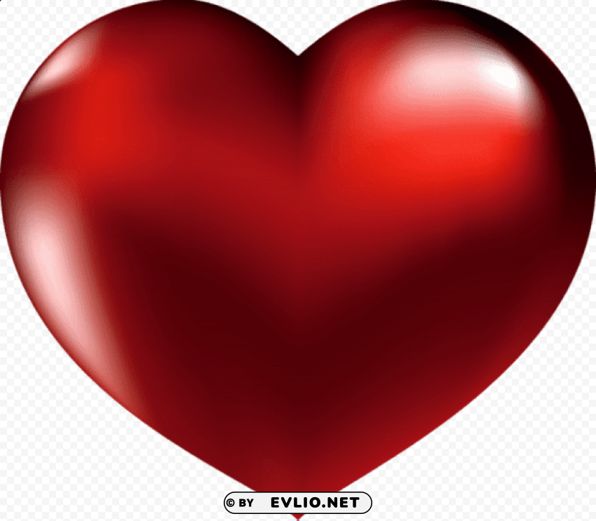 large red heart HighQuality PNG Isolated Illustration png - Free PNG Images - f5446928