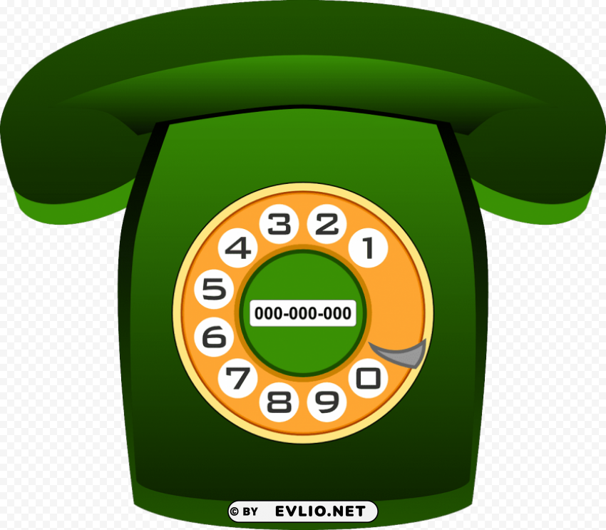 old phone PNG Graphic with Transparent Background Isolation