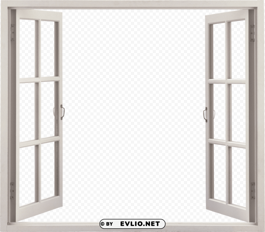 window PNG Image Isolated on Clear Backdrop