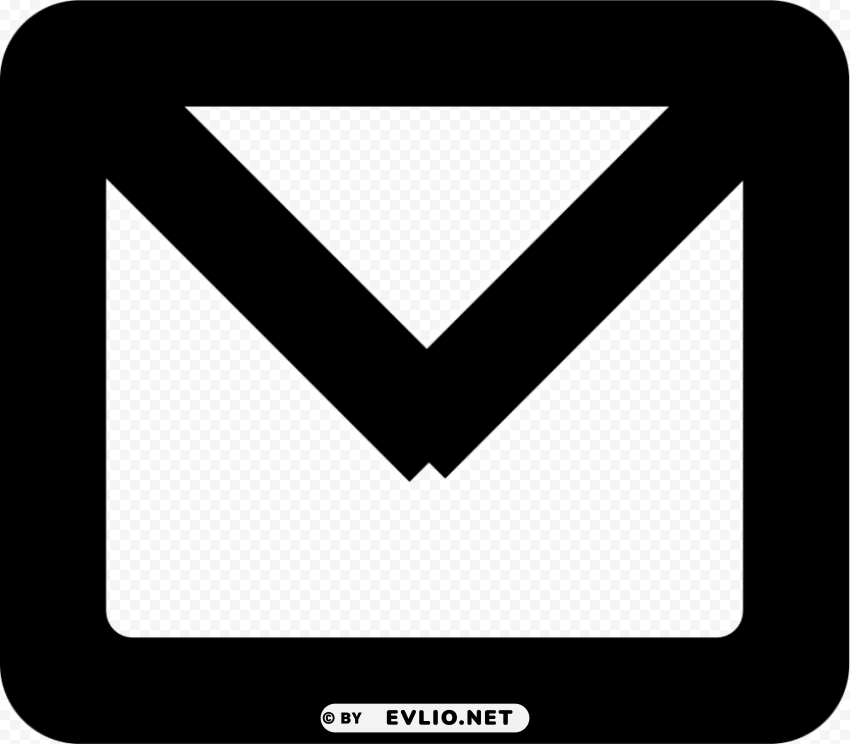 Email Logo Isolated Graphic On Clear Background PNG