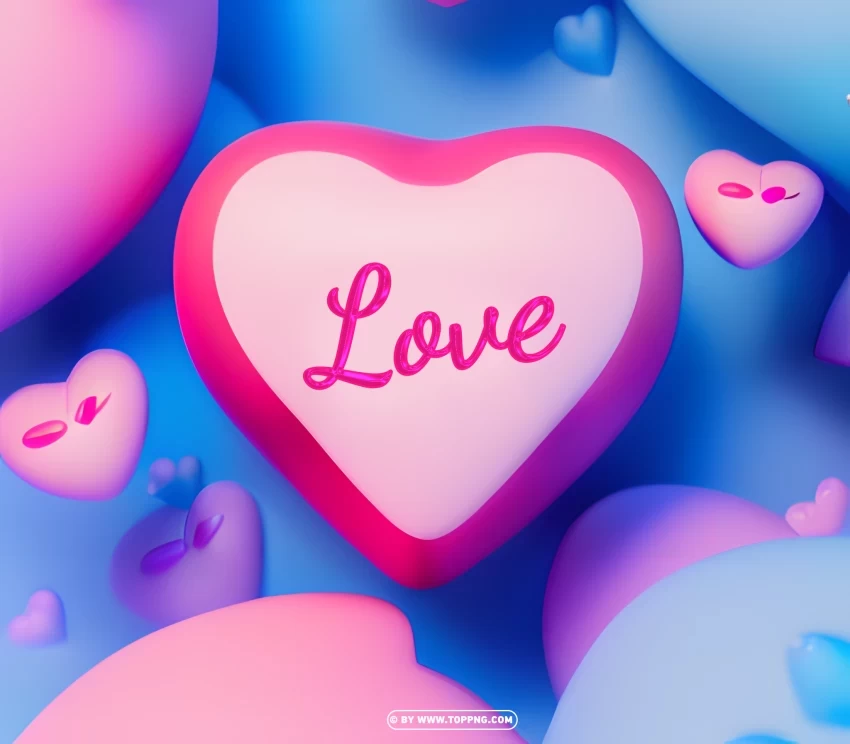 Lovely Heart Card Images For Your Valentines Day Designs PNG Pictures With No Background Required