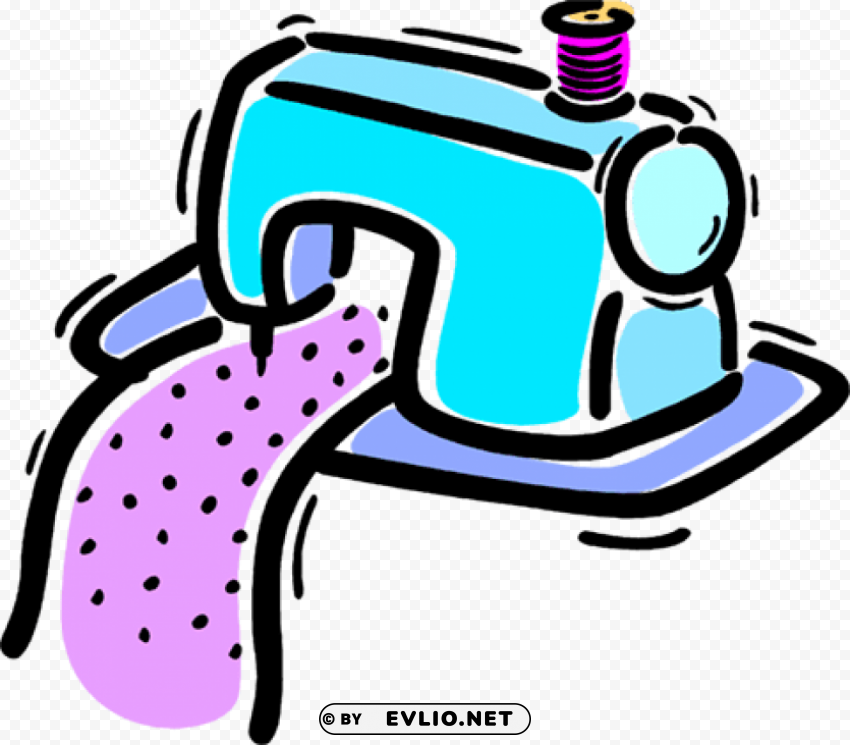 Transparent Background PNG of free sewing machine s PNG files with clear backdrop assortment - Image ID ac224834