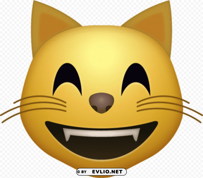 happy cat emoji icon HighQuality Transparent PNG Isolated Graphic Design clipart png photo - 27585c29