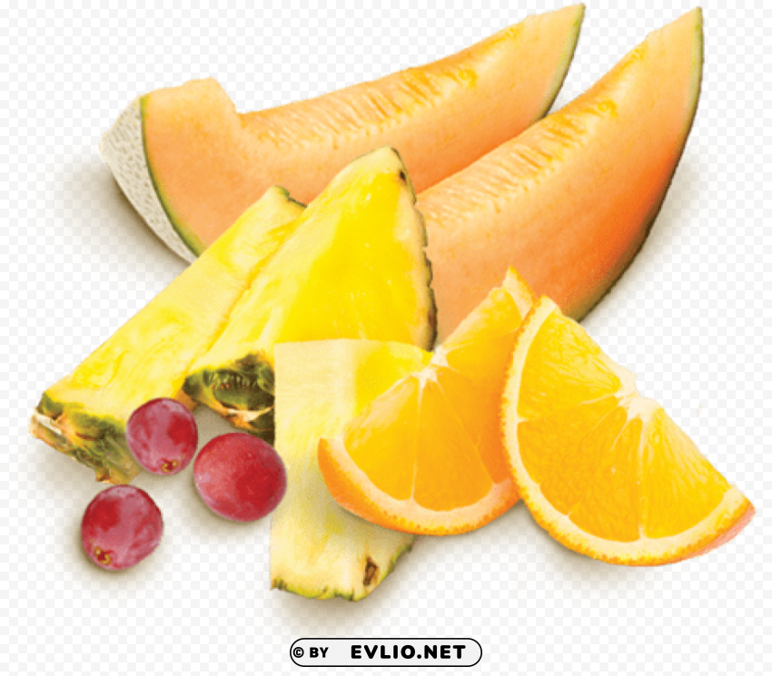 mix fruits slice Free PNG images with alpha channel
