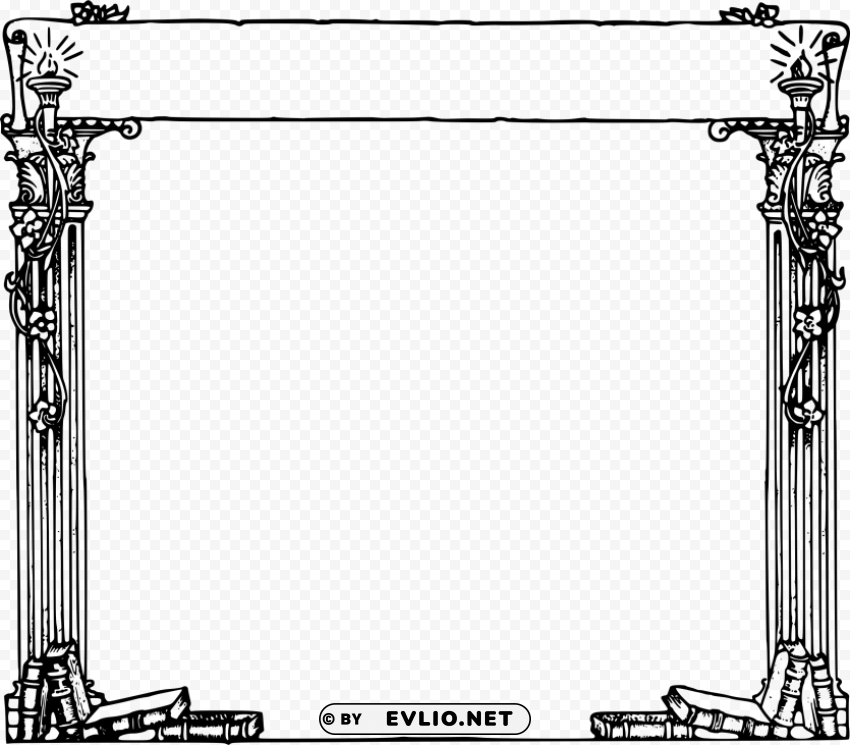 text box frame pic PNG images for banners
