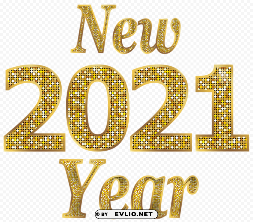 2021 new year PNG Graphic Isolated with Clarity PNG image with transparent background - f0278ae9