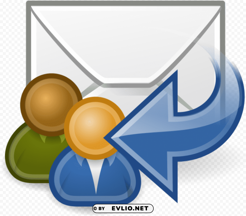 email recipients PNG images with transparent elements