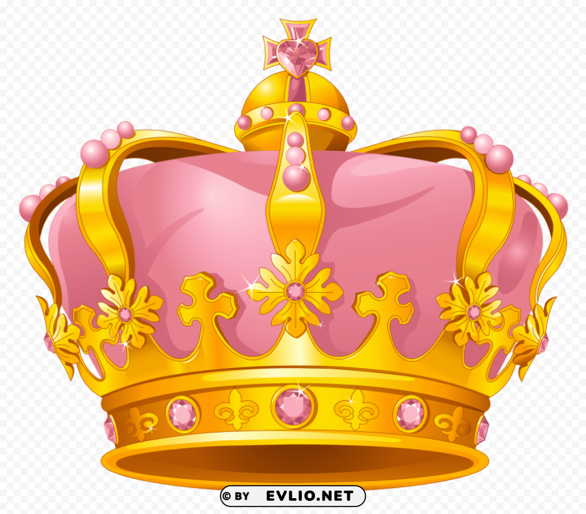 golden crown HighResolution PNG Isolated Artwork clipart png photo - 33864101