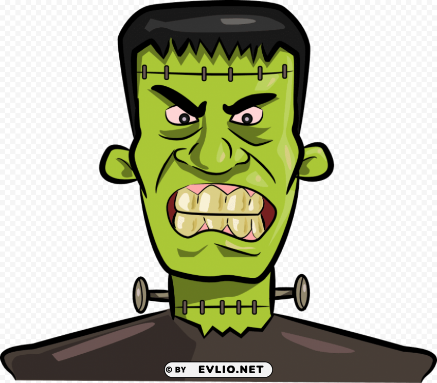 halloween frankenstein kid 4 PNG Image Isolated with High Clarity