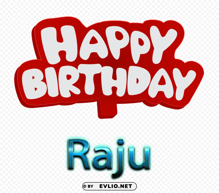 raju 3d letter name Isolated Graphic in Transparent PNG Format