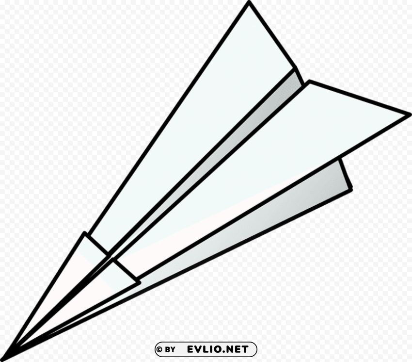 white paper plane PNG images with no background assortment clipart png photo - f520d3cb