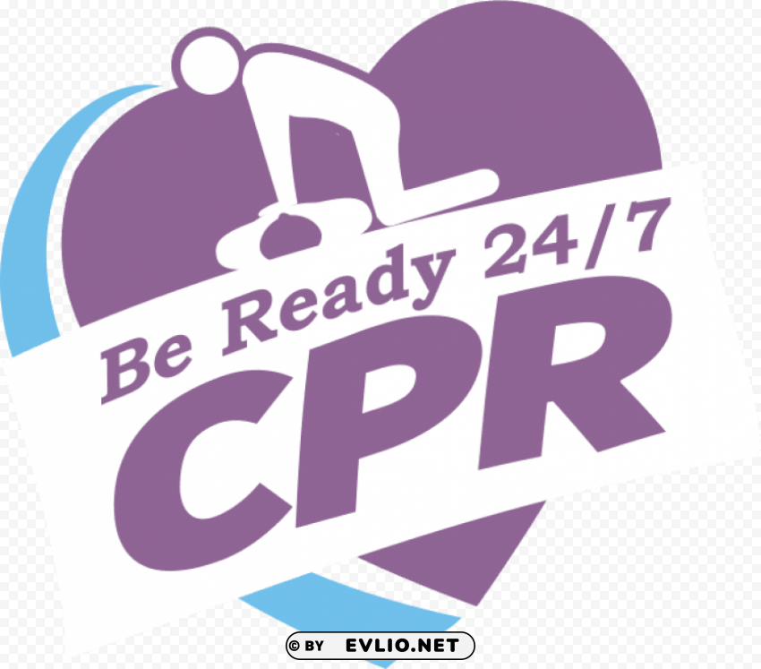 be ready 247 cpr lcc Clean Background Isolated PNG Design