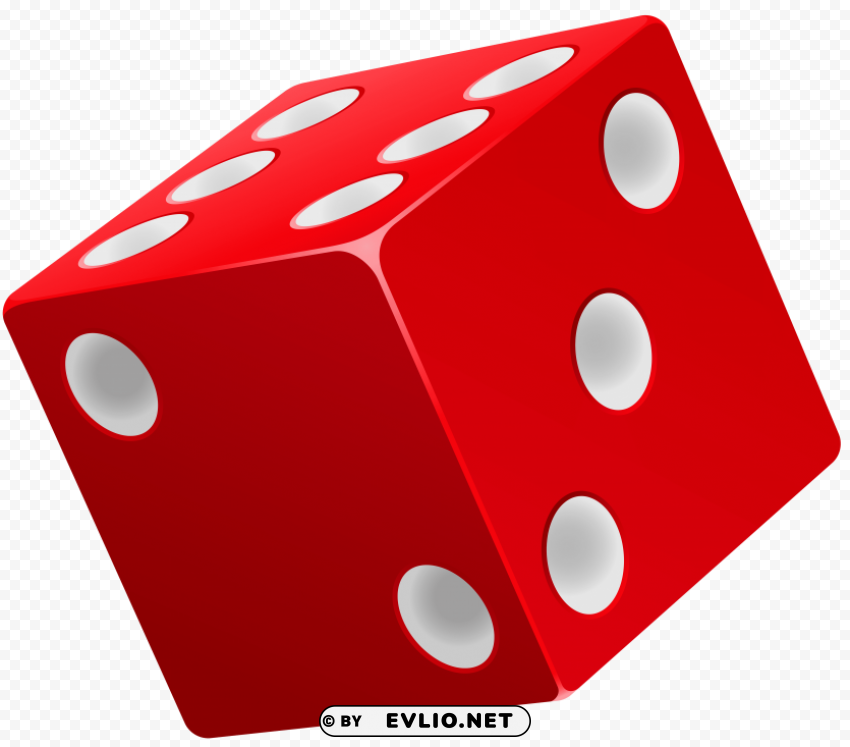 dice red Isolated Subject on HighQuality PNG