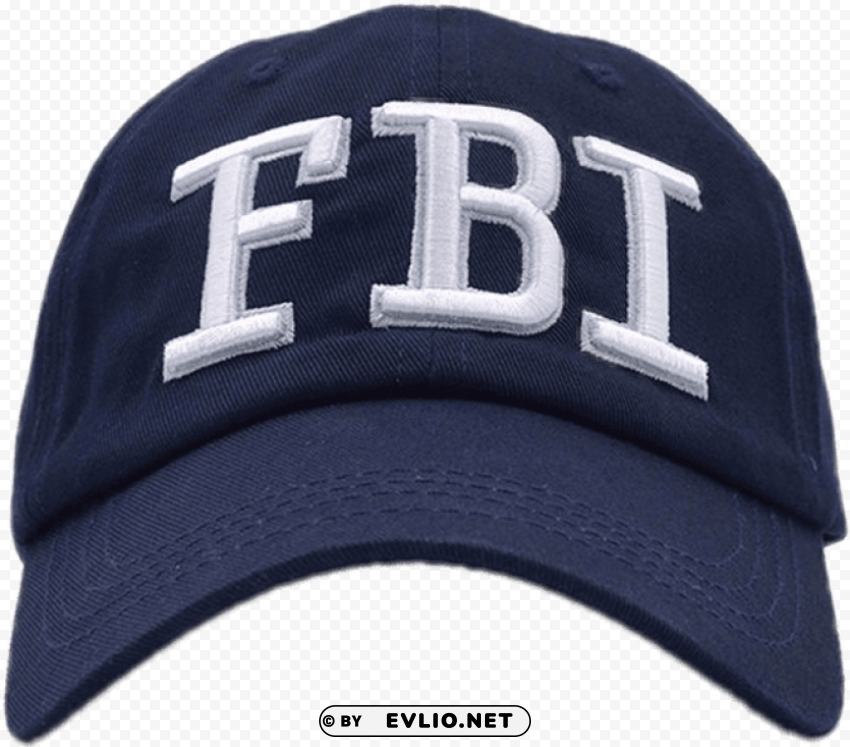 fbi high quality tactical cap Transparent Background PNG Isolated Design