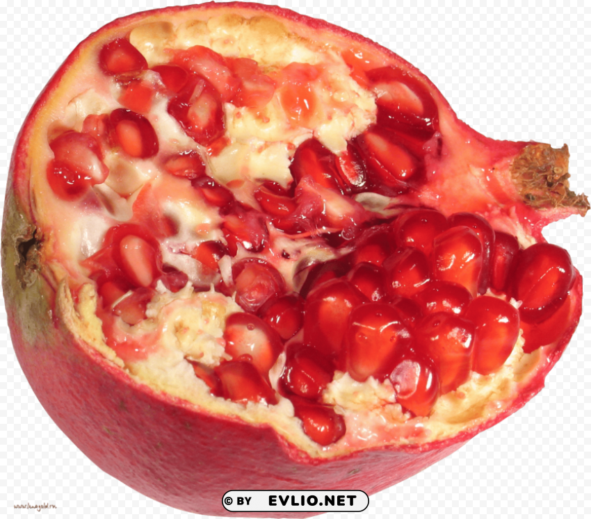pomegranate Isolated Element with Clear PNG Background