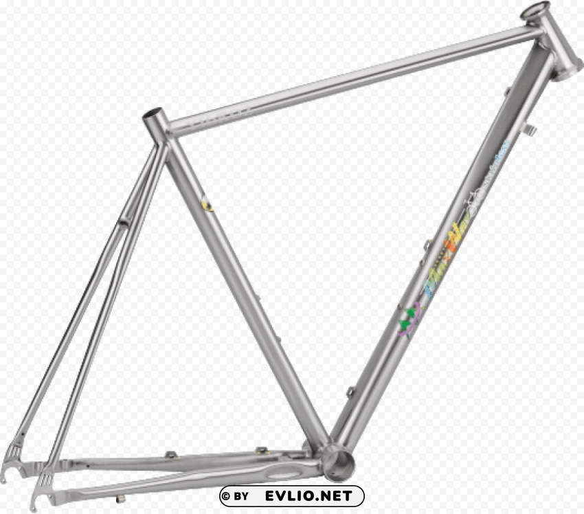 bike steel frame transparent PNG for personal use