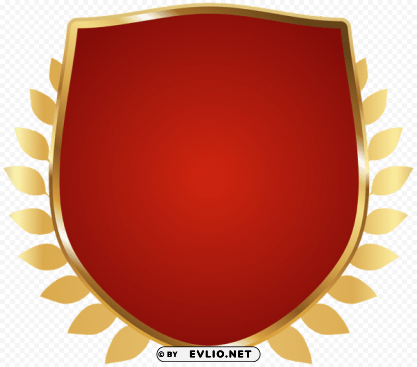 badge red PNG format with no background