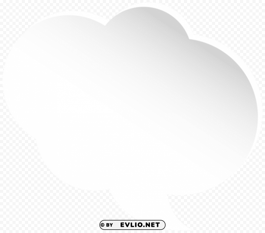 cloud white bubble speech PNG images with no background assortment