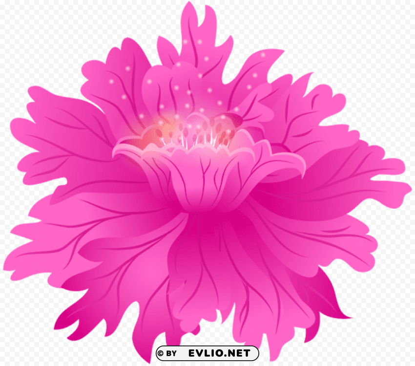 PNG image of pink flower Isolated Element in Clear Transparent PNG with a clear background - Image ID 7716bcae