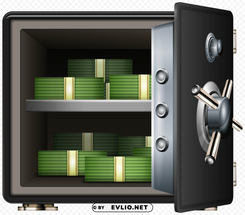 safe with money PNG transparent graphics for download