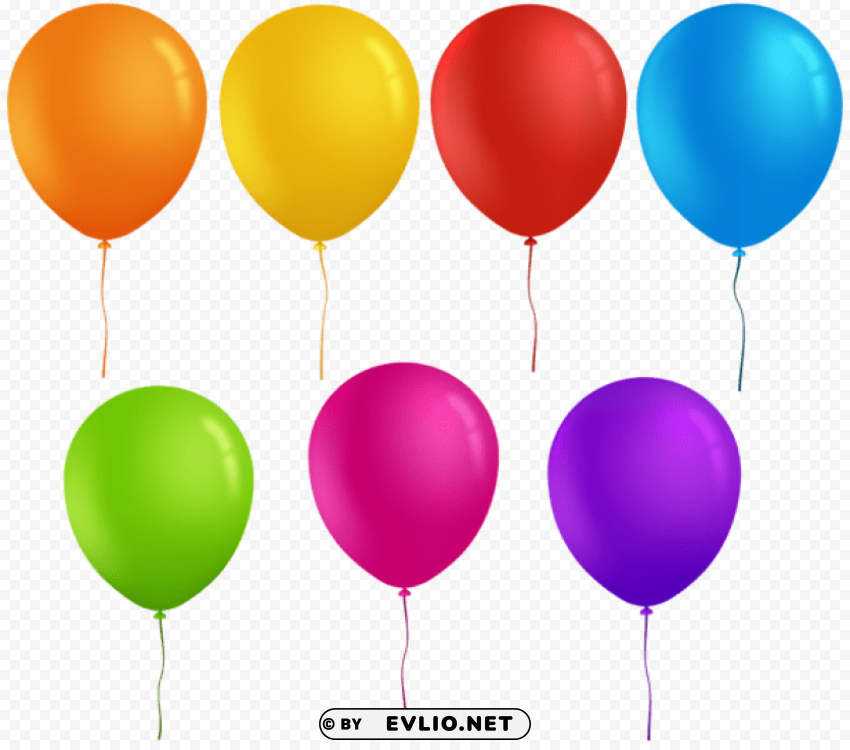 balloons PNG transparent photos massive collection