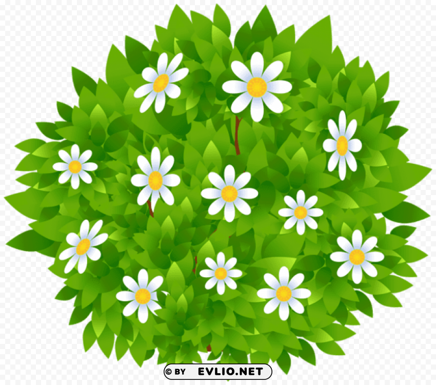 PNG image of flowers bush Isolated Subject in Transparent PNG with a clear background - Image ID 20d8be5f