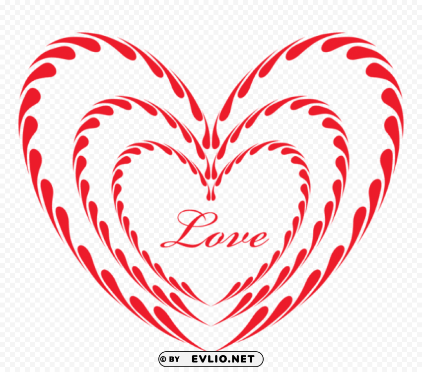 red heart ornament lovepicture Isolated Item on HighResolution Transparent PNG