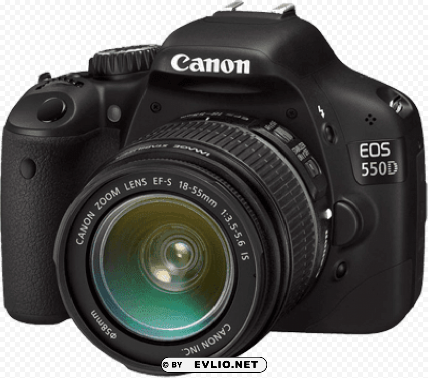 canon eos 550 photo camera Isolated Character on Transparent PNG