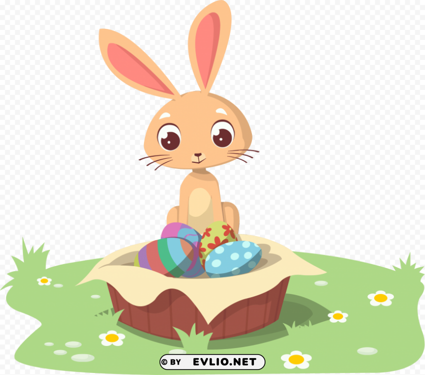 easter bunny bunny illustration Isolated Subject in HighResolution PNG