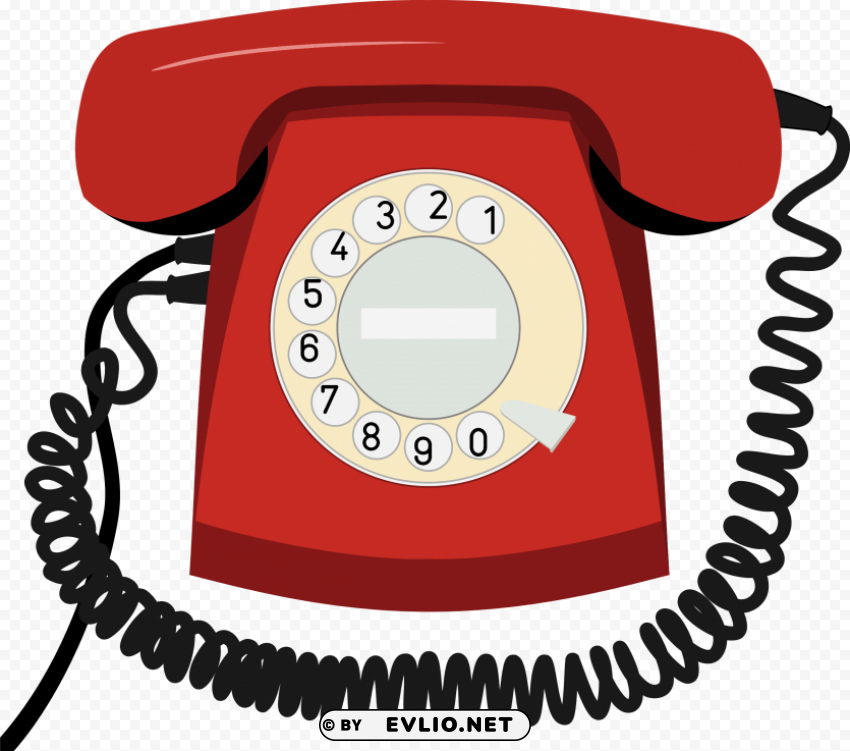 landline phone Isolated Graphic Element in HighResolution PNG