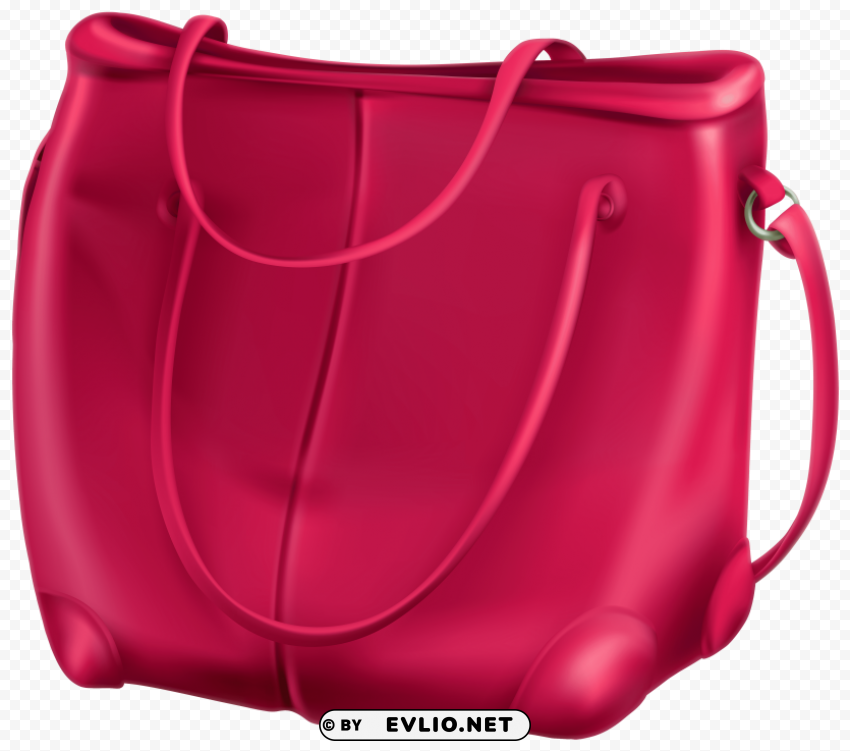 pink bag PNG images no background clipart png photo - 498d6f01