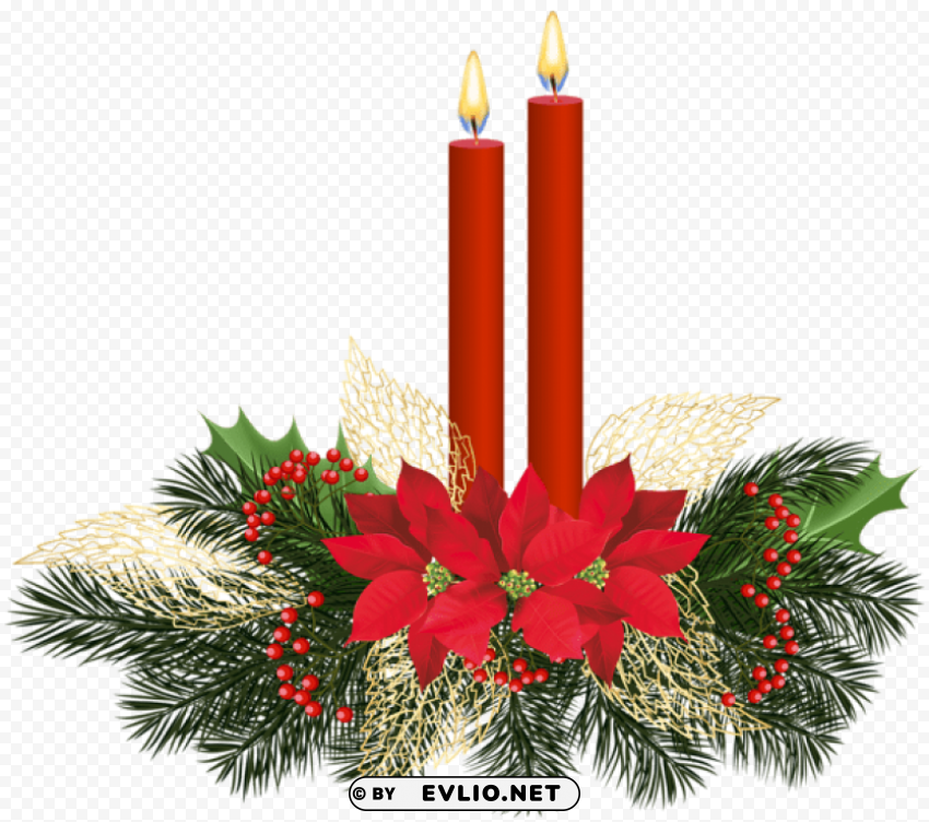 christmas candles PNG transparent photos vast collection