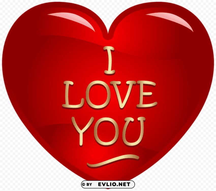 i love you heart Transparent PNG images bundle png images background -  image ID is 97602249