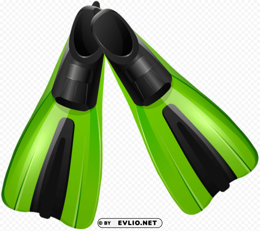 diving fins Transparent PNG Isolated Subject Matter