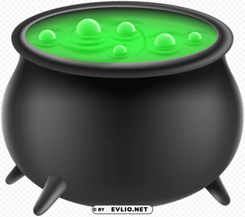 halloween witch cauldron Isolated Subject on HighResolution Transparent PNG
