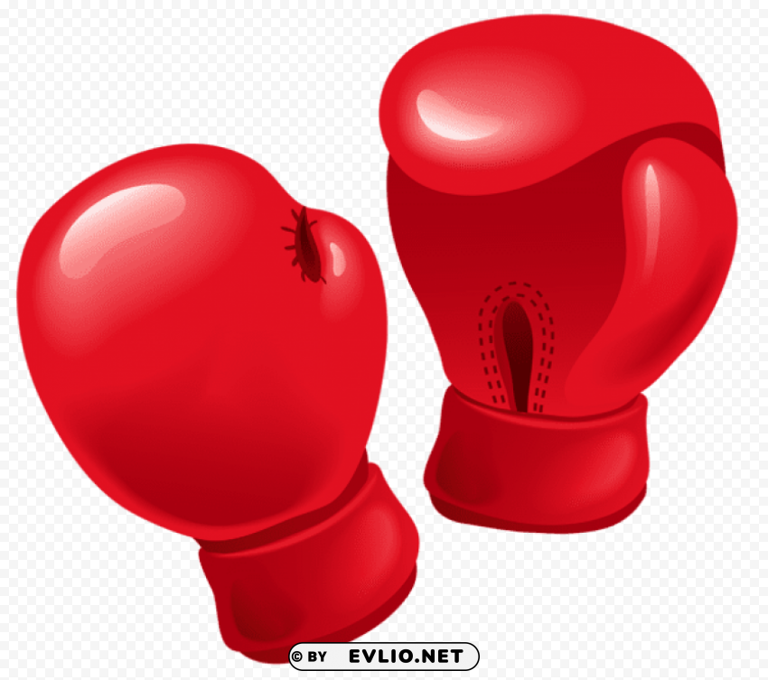 red boxing gloves vector HighQuality Transparent PNG Isolated Object