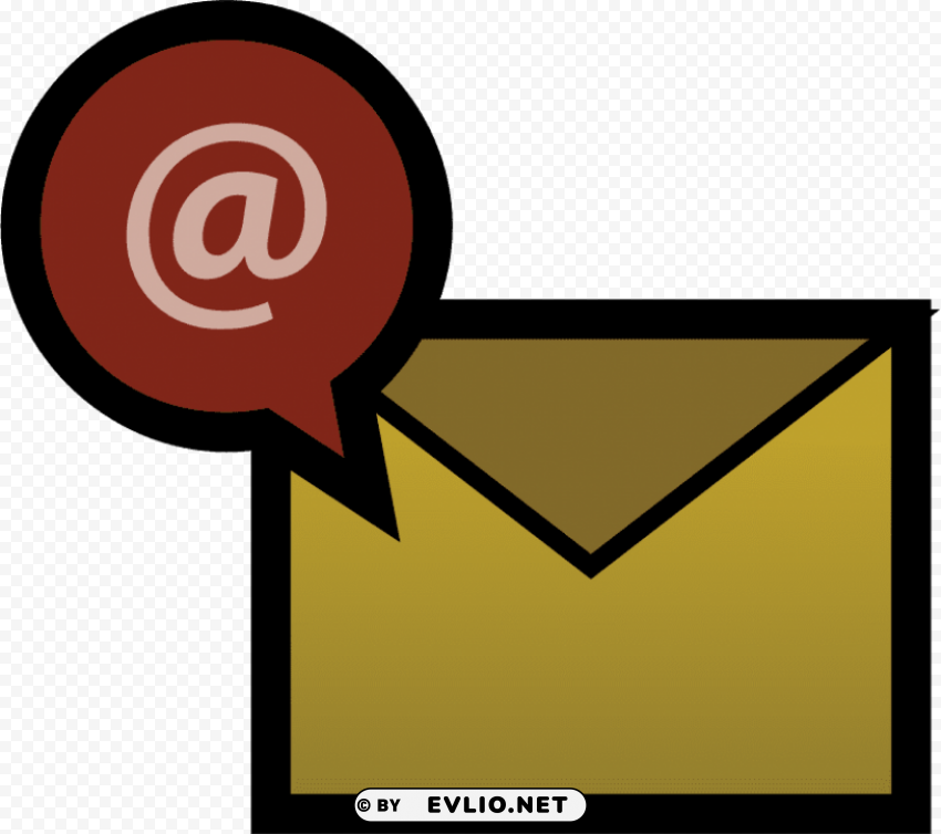 email Isolated Element in HighQuality PNG
