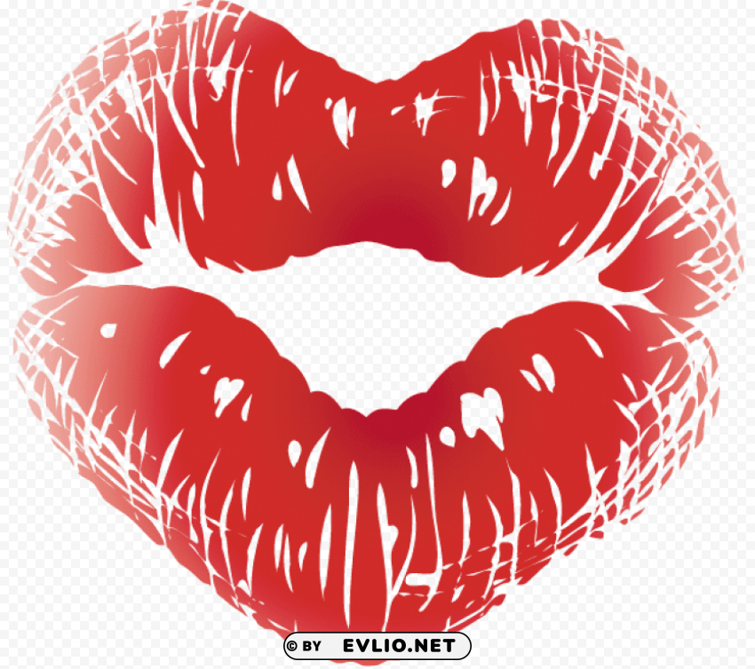 Transparent background PNG image of lips kiss Clear background PNG clip arts - Image ID e9912394