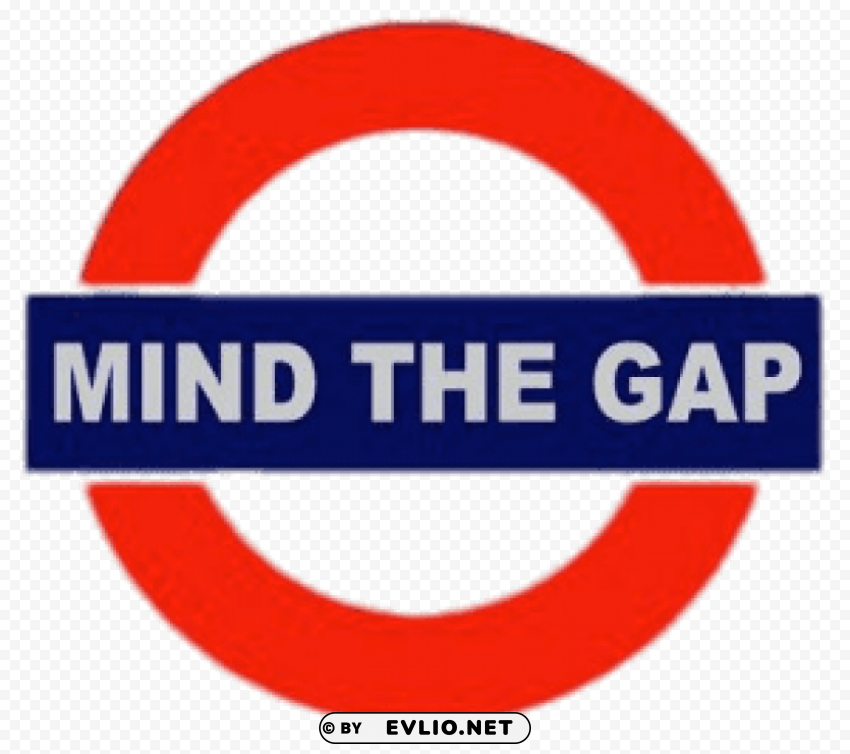 mind the gap PNG images with transparent layering