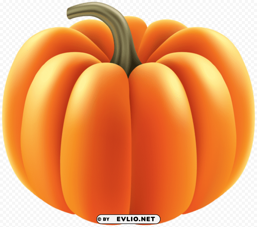 pumpkin Isolated Character in Transparent Background PNG