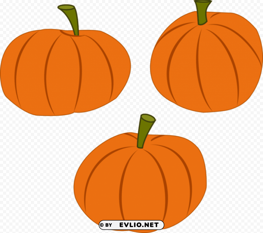 pumpkin vector Isolated Character with Transparent Background PNG