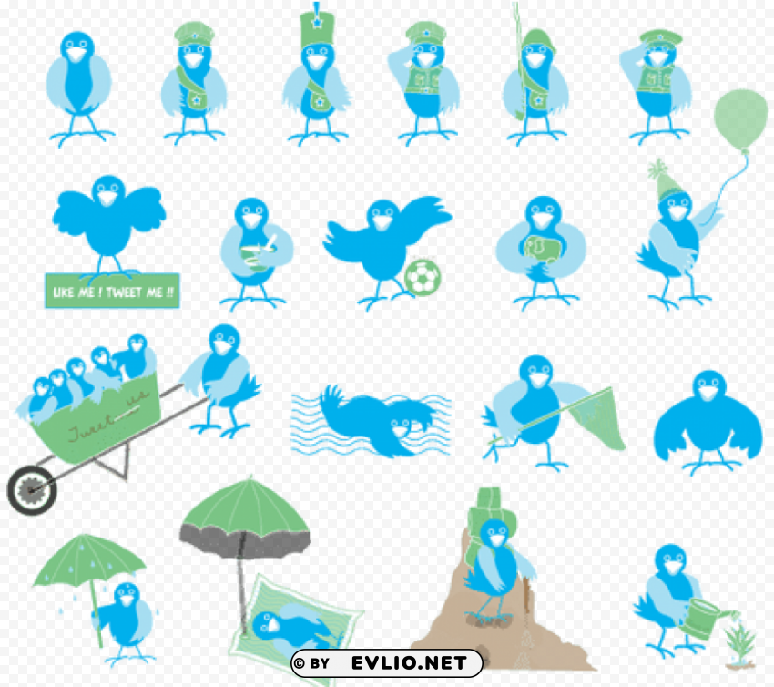 twitter bird icon PNG images without licensing