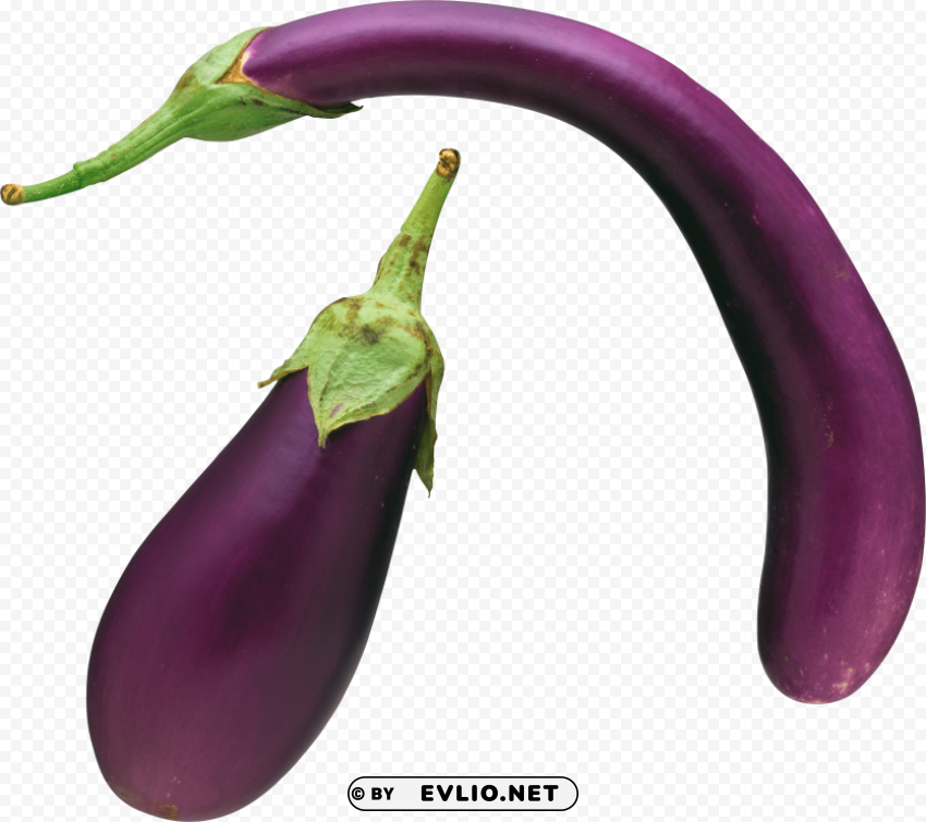 eggplant Transparent PNG Isolated Element